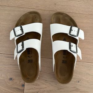 White Birkenstock size 38